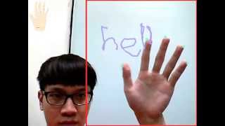 Finger Drawing (Gesture Recognition) using OpenCV
