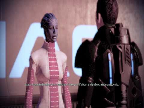 Paolo Mass Effect 2 HD 23 - Kelly, Tali, Donnelly, Daniels - Meeting Rachni Emissary on Illium A