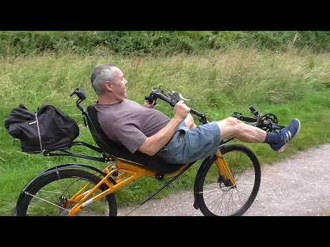 Performer Goal 26, Short Wheelbase Over Seat Steering, High Racer, Recumbent Bicycle - First Ride