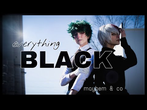 everything black. | villain tododeku cmv