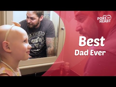 Dad Shaves Head To Support Daughter With Alopecia