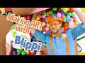 Learn Spin Art With Blippi Explore With BLIPPI Educational Videos For Toddlers