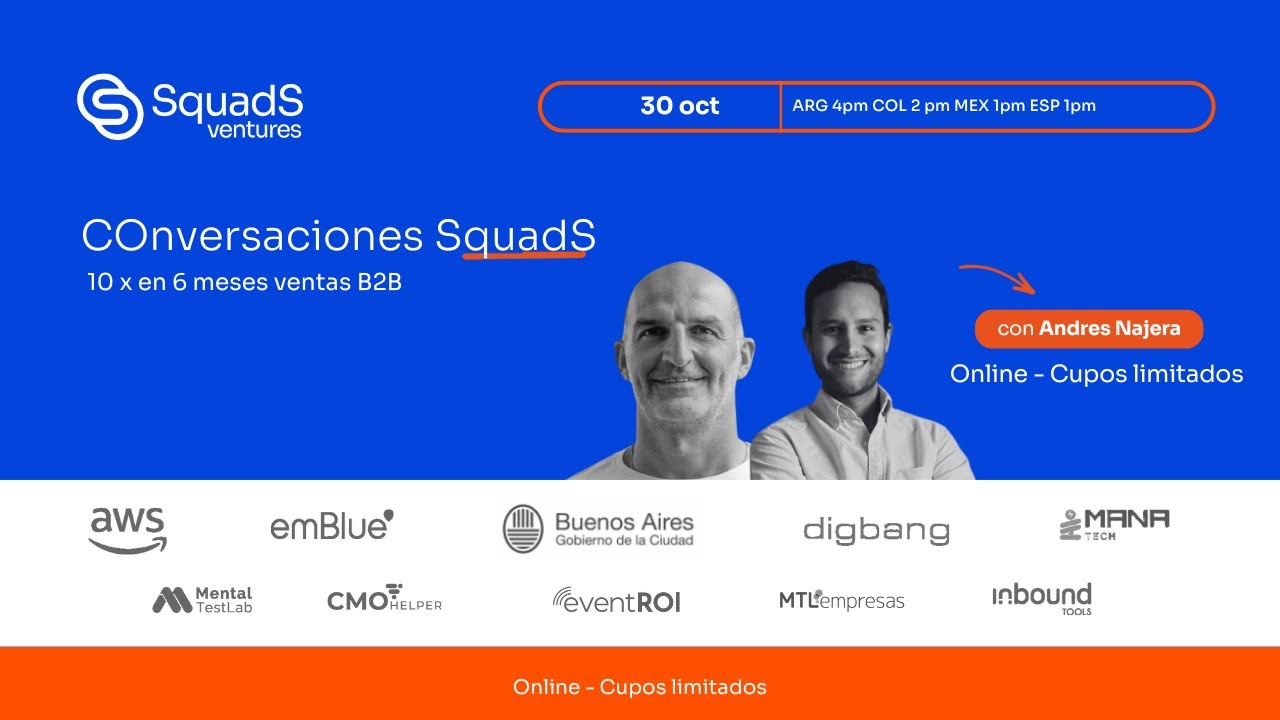 SquadS Chat con Andres Najera