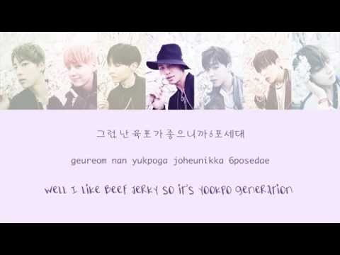 BTS (방탄소년단) - 쩔어 (DOPE/ Sick) [Color coded Han/Eng/Rom lyrics]