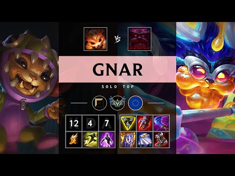 Gnar Top vs Ornn - EUW Challenger Patch 25.13