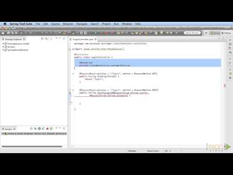 Building Web Applications with Spring MVC Tutorial Login Functionality | packtpub com