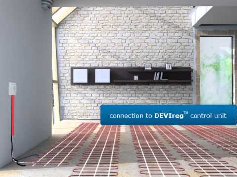 DEVI - Installation of electric floor heating mats