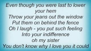 Jane Siberry - Oh My Sister Lyrics