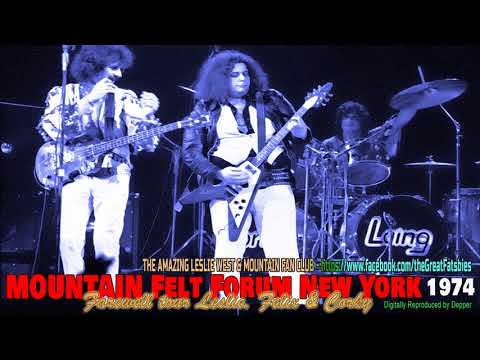 Leslie West MOUNTAIN Farewell Tour Madison Square Garden's Felt Forum 12-31-74