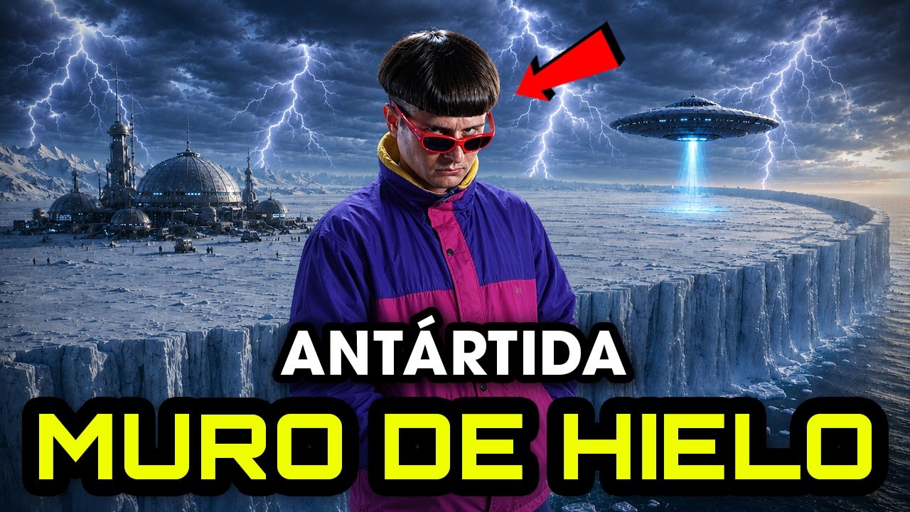 ANTÁRTIDA: Oliver Tree descubrió el MURO de HIELO y la Tierra Plana