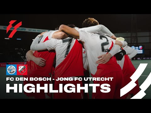 Jong FC Utrecht verliest van FC Den Bosch | HIGHLIGHTS