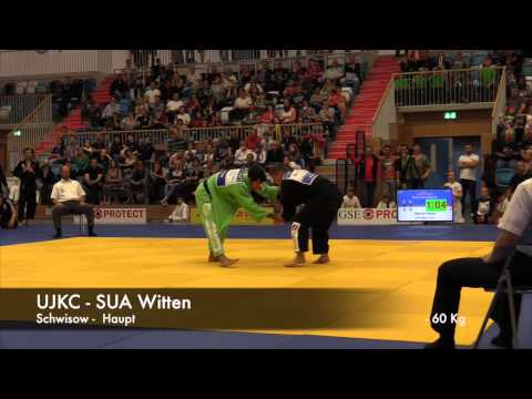 1. Bundesliga, 3.KT 2015, 14. Kampf Schwisow - Haupt 60kg