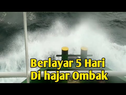 BERLAYAR DARI KALIMANTAN KE SEMARANG DI HAJAR OMBAK LAUT JAWA SELAMA 5 HARI