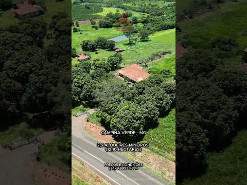 Sítio a venda em Campina Verde Rico em Água as Margens da Rodovia 2.5 Alqueires Mineiros