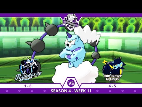Cedar Rapids Thundurus vs Tampa Bay Luxrays | NPA Season 4 Week 11