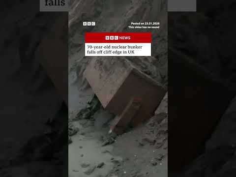 Nuclear bunker falls from cliff after erosion. #Nuclear #War #Bunker #UK #BBCNews