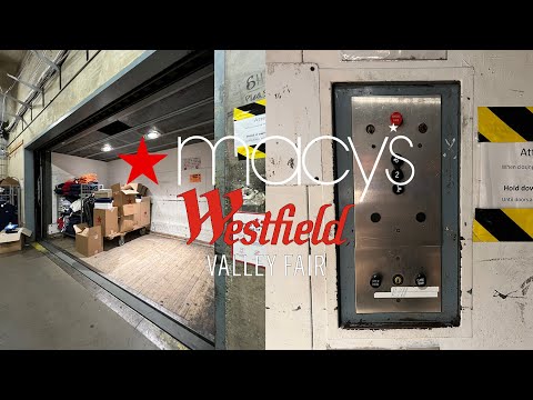 EPIC Vintage OTIS Traction Freight Elevator - Macy's Men, Westfield Valley Fair Mall - San Jose, CA