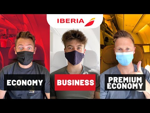 ĂN ĐÓN ĐÓI - Iberia ở cả 3 jogos | Kinh doanh vs Premium vs Phổ thông
