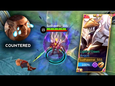 ARGUS USER , TRY THIS TO COUNTER PAQUITO !! | MOBILE LEGENDS ARGUS GAMEPLAY 2021