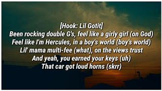 Lil Gotit - Hercules (Lyrics) ft. Lil Uzi Vert