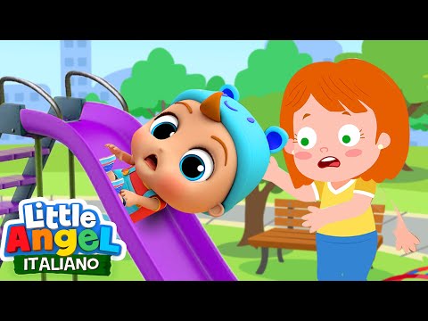 Stai Attento Sullo Scivolo Gianni 🔴😱 Cartoni Animati & Canzoni Bambini | Little Angel Italiano