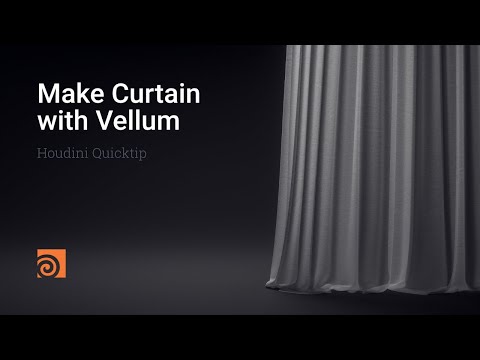Houdini Quick Tip: Make Curtain with Vellum