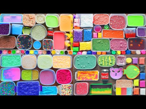 1 Hour Slime Mixing Satisfying Slime Smoothie No Talking ASMR