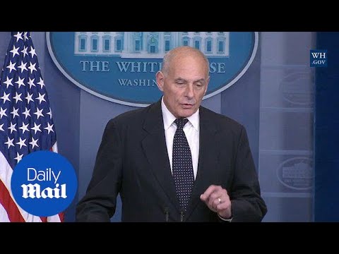 John Kelly describes how fallen service members are brought home - Daily Mail