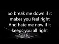 Seether - Breakdown lyrics