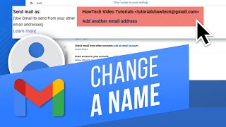 How to Change Your Gmail Display Name | Change Your Sender Name in Gmail