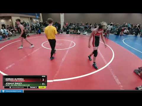 106-112 Lbs Round 3 - Adrian Almeida, Waco Wrestling Academy Vs Joshua Bailey, Heart And Pride Wre