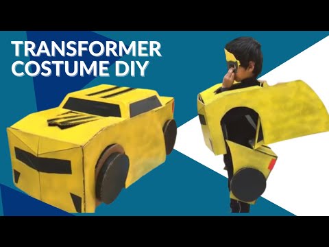 How to Make a Transformer Costume from Cardboard | Best Transformer Costume DIY Tutorial Part 1