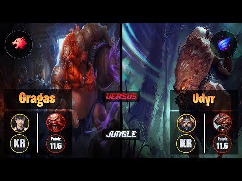 Cuzz GRAGAS (Jungle) [Predator] VS UDYR - Challenger KR Patch 11.6