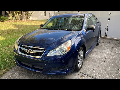2011 Subaru Legacy Front Bumper Cover Removal & Replacement