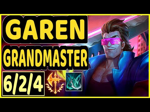 OMOK KING (GAREN) vs SHEN - 6/2/4 KDA TOP GAMEPLAY - NA Ranked GRANDMASTER