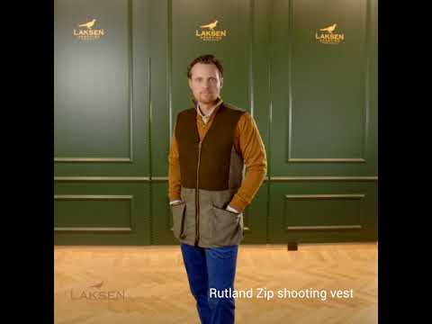 5129 Rutland Zip Shooting Vest  LAKSEN SPORTING