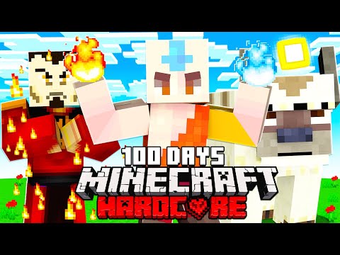 I Survived 100 Days As The Avatar in Minecraft Hardcore and Here's What Happened