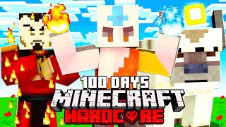 I Survived 100 Days As The Avatar in Minecraft Hardcore and Here's What Happened