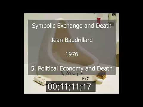 Symbolic Exchange and Death 5_6 Political Economy and Death - Jean Baudrillard - 1976
