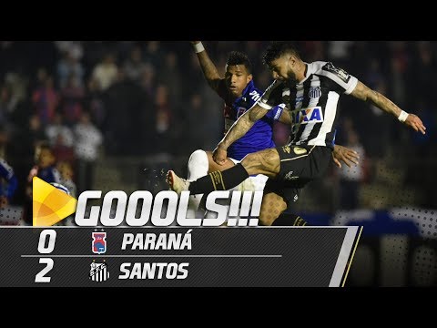 Paraná 0 x 2 Santos | GOLS | Brasileirão (09/09/18)