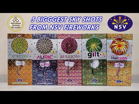 5 biggest sky shots from NSV fireworks | Pattasu | sivakasi crackers video testing | 2024