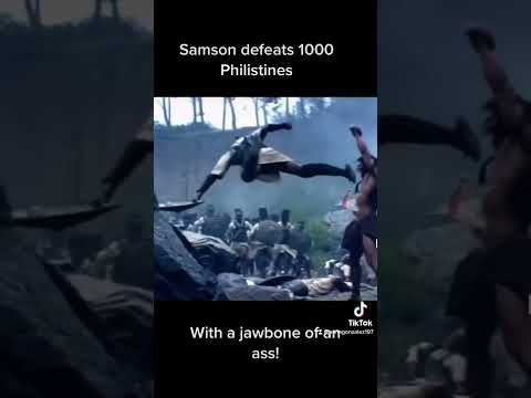 Samson Defeats 1000 Philistines