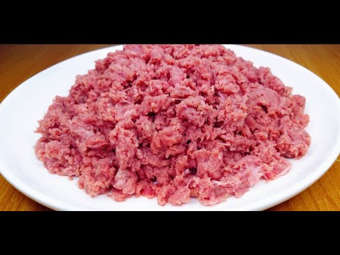 How To Make Homemade Mince Meat / Using A Blender / Easy, Fast & Perfect Result