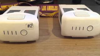 Phantom 4 Battery Lights (the reason there is a production variance)