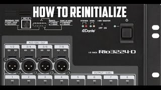 Video thumbnail for How to reinitialize a RIO3224-D Yamaha by Sir Mix a Lots Tuts