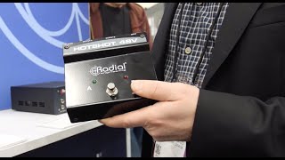 Video thumbnail for Radial HotShot 48V Microphone Switcher @ NAMM 2020 w/ Music City Canada - Condenser Mic Switch Pedal by Music City Canada