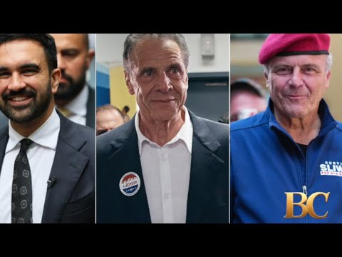 Избиратели Нью-Йорка придут на избирательные участки в день выборов 2025 года, чтобы проголосоват...