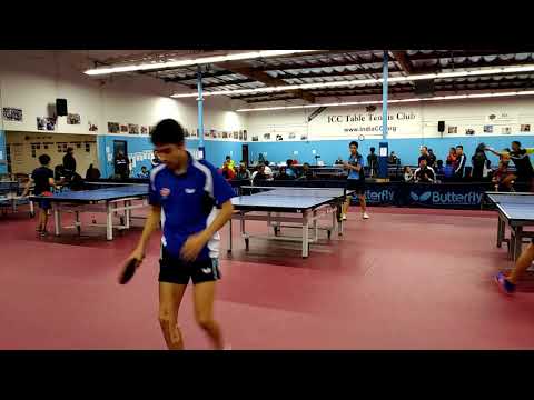 Jr Boys Final: Aditya (2305) vs William (2461) at ICC Butterfly Open on 2018-12-8