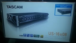 Video thumbnail for TASCAM US-16x08 USB2 Audio interface - Speedy Unboxing & Overview (From Scan Computers) by Nathan PH