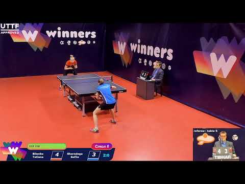 Bilenko Tatiana - Sheredega Sofiia League of Best Table Tennis 6 17:15 19.12.2020